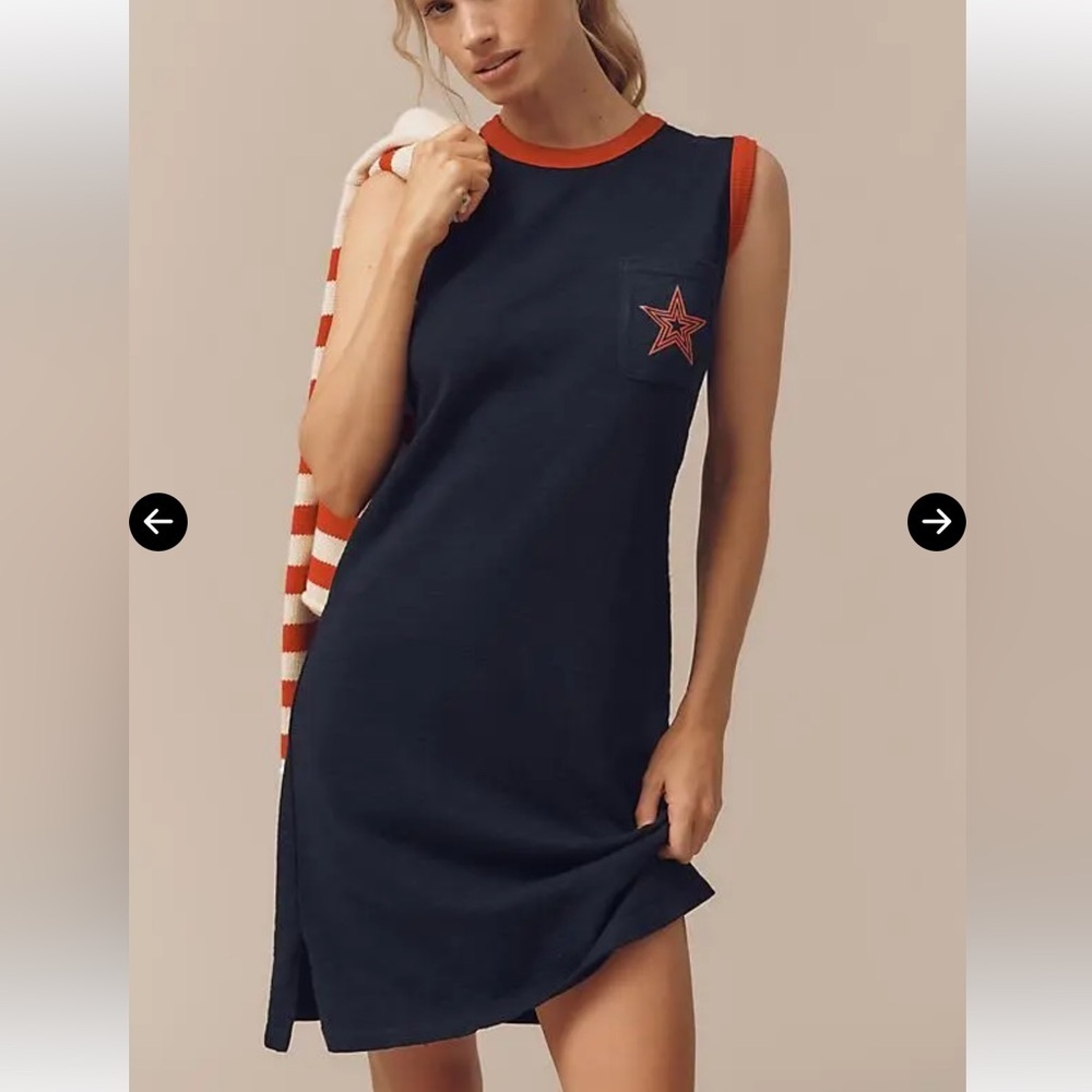 Sundry Jersey Graphic Midi Tank Dress